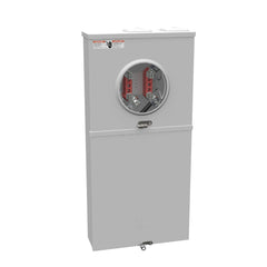 Milbank U5168-XTL-200-KK-CECHA 4 Term, Ringless, 2 Small Closing Plates, 1-200 Amp, Main Breaker, 8 Branch Circuit, Horn Bypass, Commonwealth Edison Chicago Housing Authority
