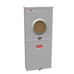Milbank U6281-XL-200-5T9 Meter Socket with Main and Load Center 200 Amp 1 Phase Ringless