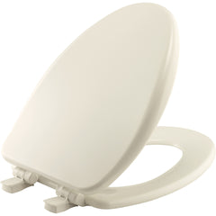 Bemis 19170PLE4346 Alesio II Elongated High Density Enameled Wood Toilet Seat in Biscuit