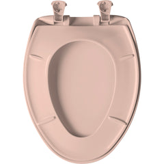 Bemis 1200SLOWT063 Elongated Closed Front Toilet Seat in Venetian Pink