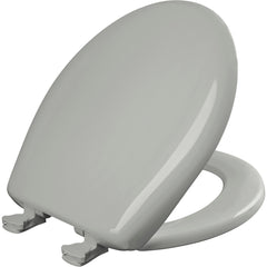 Bemis 200SLOWT062 Round Closed Front Toilet Seat with Cover in Ice Grey