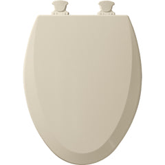 Bemis 1500EC146 Elongated Closed Front Toilet Seat with Cover in Almond