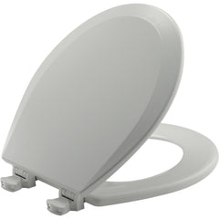 Bemis 500EC062 Round Closed Front Toilet Seat with Cover in Ice Grey