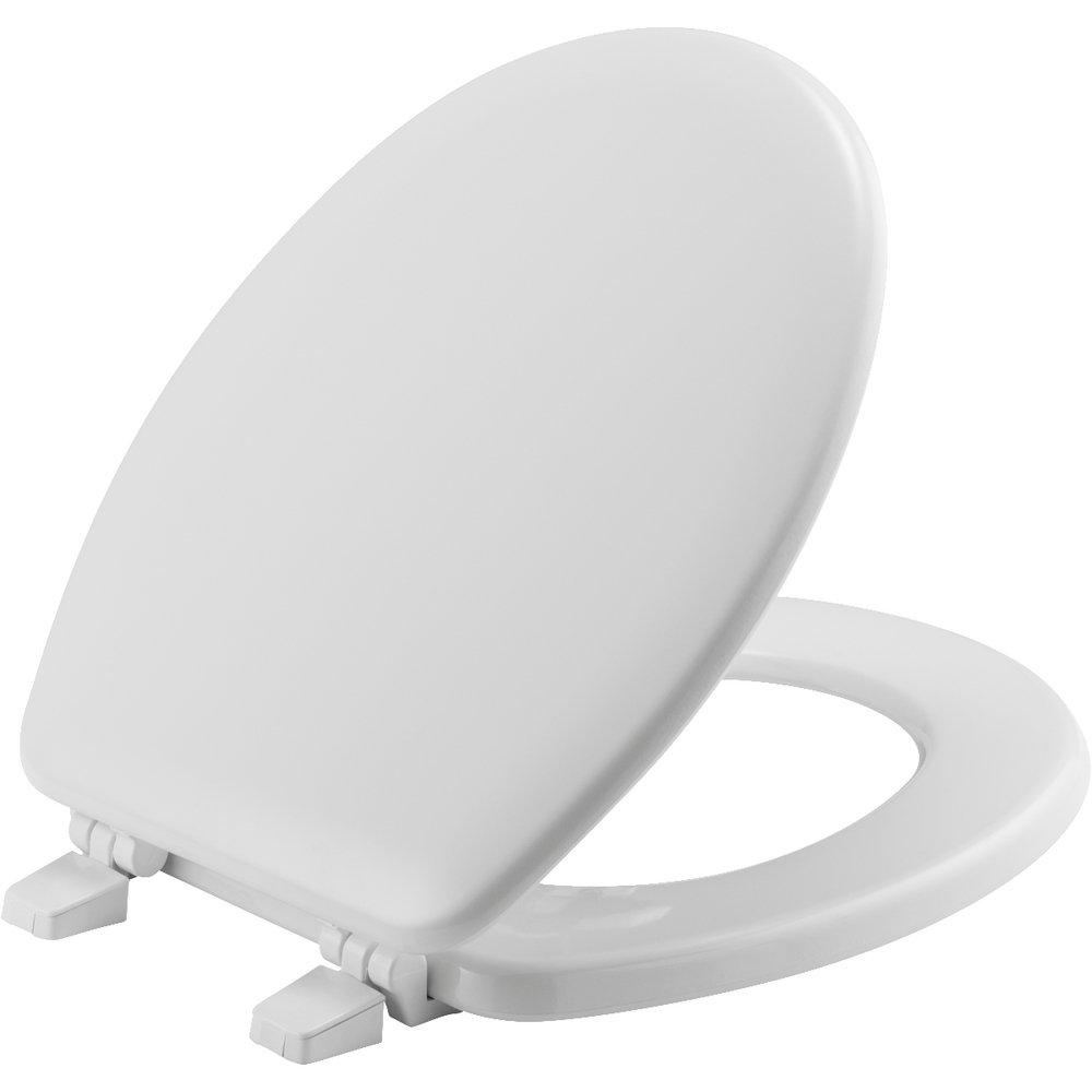 Bemis BB540000 Round Closed Front Toilet Seat with Cover in White