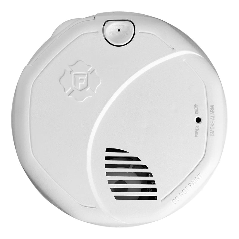 BRK SM300-AC Interconnect Hardwire Dual Sensor Smoke Alarm With Battery Backup