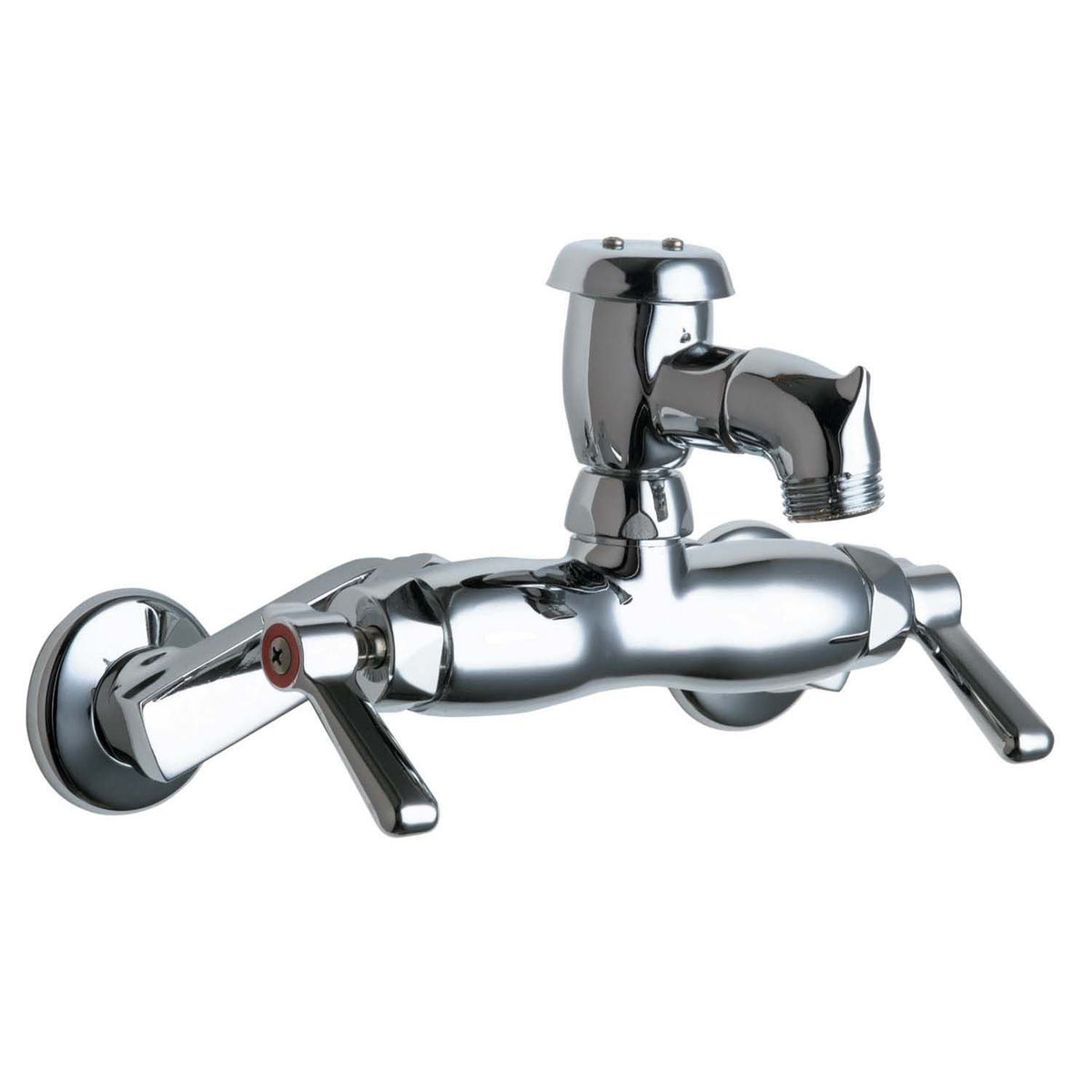 Chicago Faucets 305-VBCP Service Sink Faucet Wall Mount