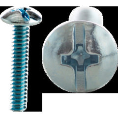 CULLY 52008J 6-32 x 1/2 Machine Screws, Truss Head, Combo Phillips/Slotted, Zinc Plated, Jar