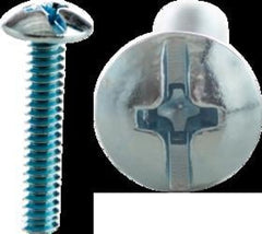 CULLY 52008J 6-32 x 1/2 Machine Screws, Truss Head, Combo Phillips/Slotted, Zinc Plated, Jar