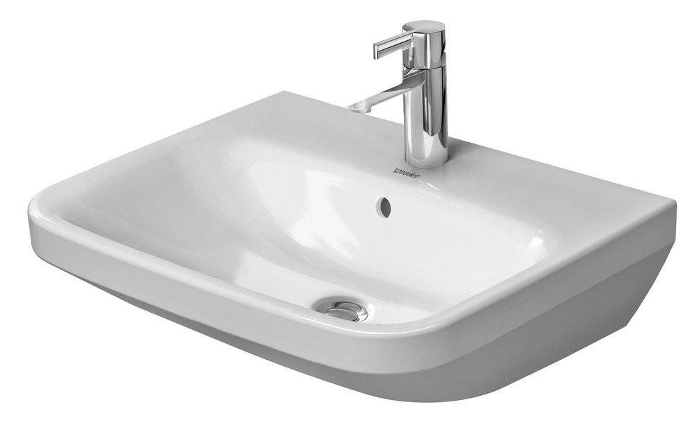 Duravit 2319550000 DuraStyle 21-5/8 x 17-3/8 in. Rectangular Dual Mount Bathroom Sink in White