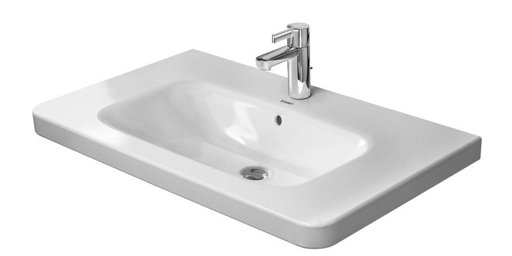 Duravit 2320800000 DuraStyle 31-1/2 x 18-9/10 in. Rectangular Drop-in Bathroom Sink in White Alpin