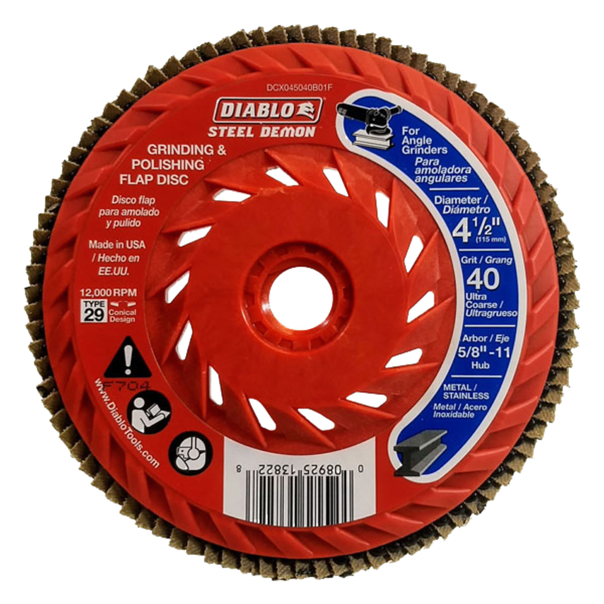 FREUD DCX045040B01F FLAP DISCS