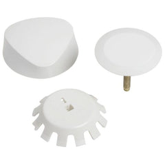 Geberit 151.550.11.1 TurnControl Bath Waste and Overflow System Trim Kit Molded Plastic Alpine White
