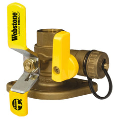 Webstone H-41413W 3/4 FIP x Rotating Flange Lead-Free Isolator w/ Rotating Flange & Multi-Function Drain