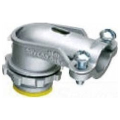Arlington 851A Zinc Die-Cast, 90 Degree 2 Screw Flex Connector for Aluminum and Steel Flex
