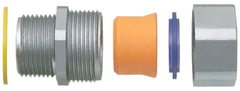 Arlington CG1001000 Liquid/Oiltight Strain Relief Cord Connector With Sealing Ring, Locknut, 1 in Trade, 7/8 to 1 in Cable Openings