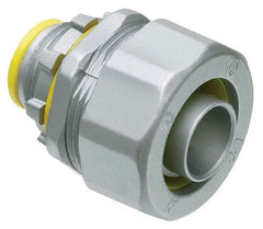 Arlington LT50A Straight Zinc Die-Cast Connector Insulated Throat 1/2 Trade
