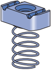 Atkore PS-RS-1/2-EG Power-Strut Channel Nut, Spring, 1/2-13