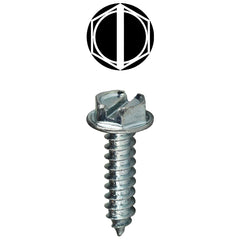 LH DOTTIE HWSMS812 Sheet Metal Screw Steel Material 1/2 Inch Length #8 Thread Size 1/4 Inch Head Width Hex Washer Head Type