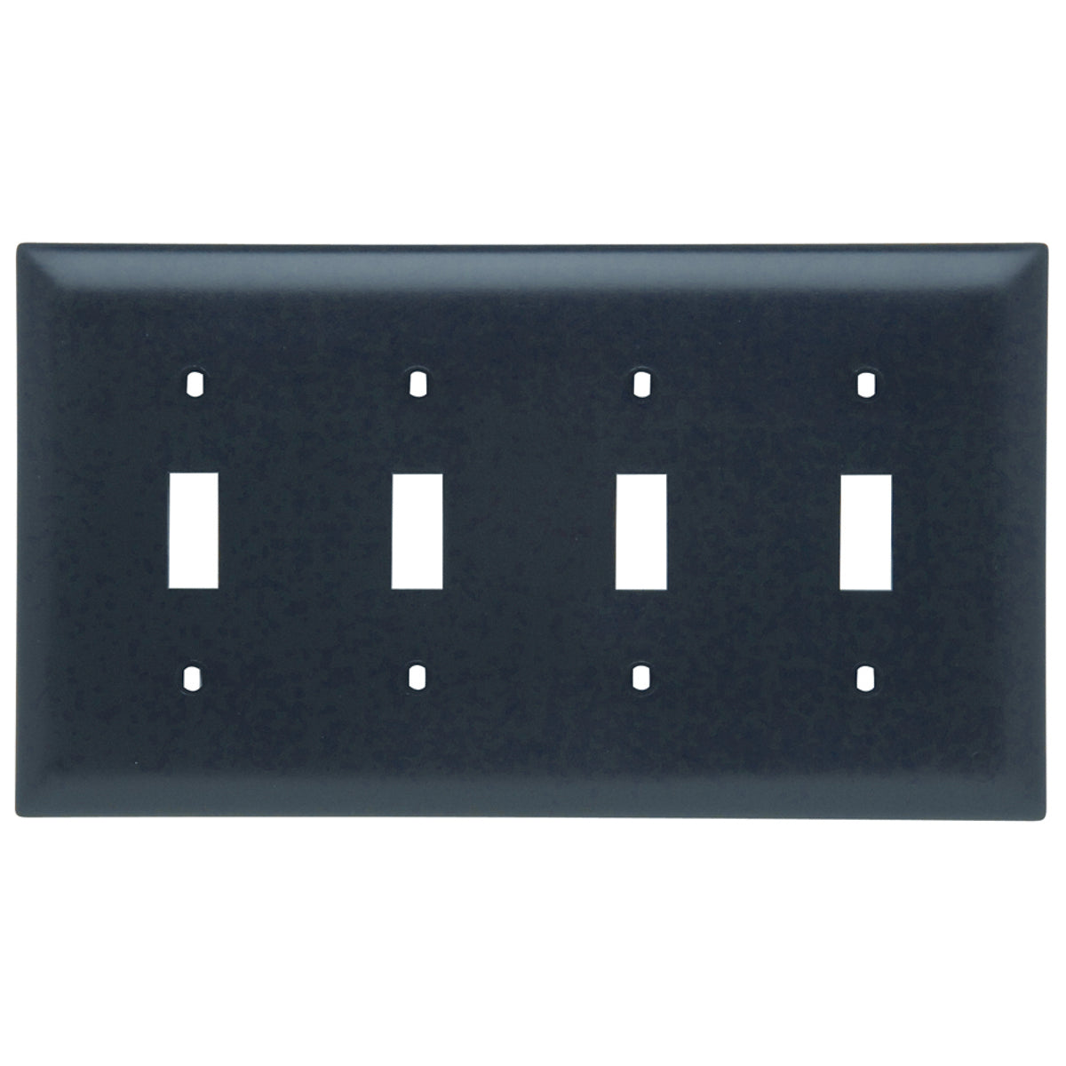 Legrand TP4BK Trademaster Plate 4gang 4toggle Black