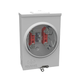 Milbank U8435-XL-TG-HSP 4 Term, Ringless, Small Closing Plate, Triplex Ground, Stainless Steel, Hasp, Extension Hex