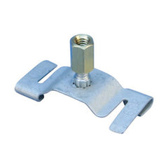 nVent 2G9WB 2G9 Twist Clip for Track Lighting, Narrow Grid, 7/16 Screw, Brass Barrel Nut