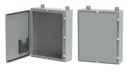 nVent A48H36BLP A4 Series 1-Door Enclosure 48 in x 36 in x 8 in NEMA 4/IP66