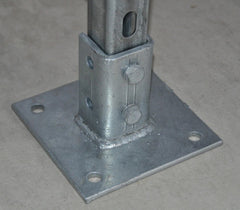 nVent CADDY P11SQ000EG Post Base for Strut Type A, EG, 6 x 6 x 3.5 x 0.81
