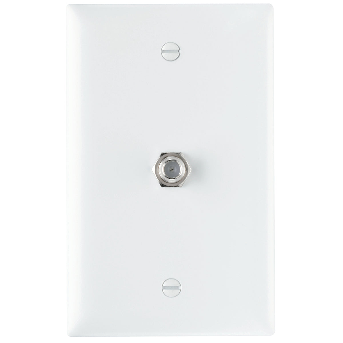Legrand-On-Q TPCATVW 1 GHz F-Coupler Wall Plate, White (M10)
