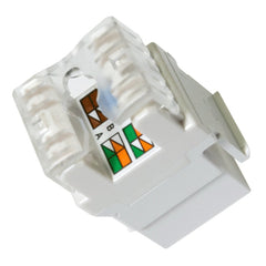 Legrand-On-Q WP3450WH RJ45 Cat 5e Keystone Connector, White
