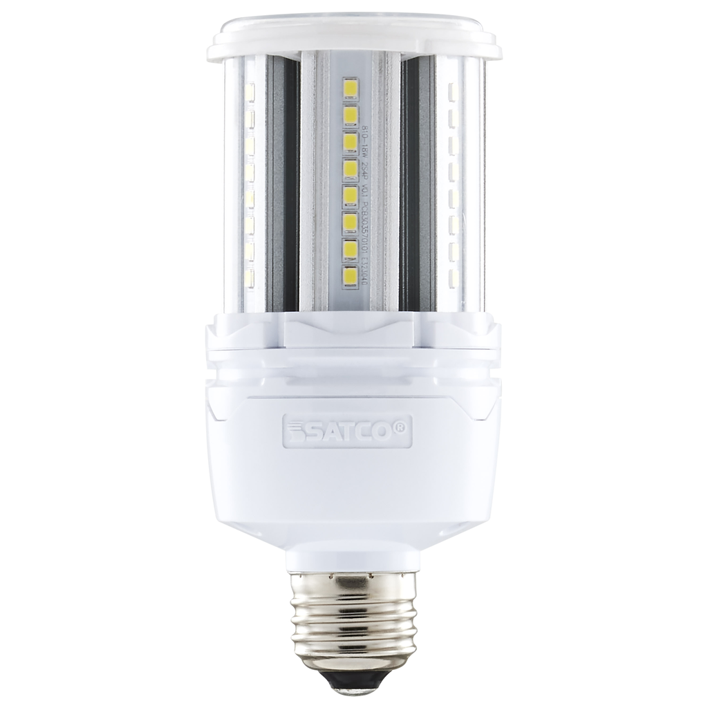 Satco S49390 18W LED HID Replacement 80 CRI 5000K Medium Base Economy Hi-Pro