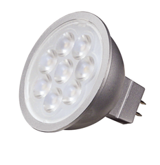 Satco S9490 MR LED 6.5W - MR16 LED - 25' Beam Spread - GU5.3 Base - 2700K - 12V