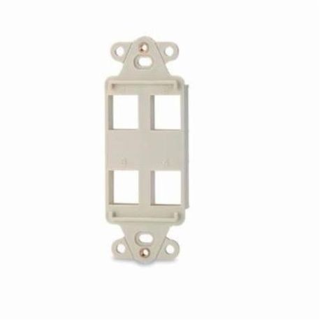 Signamax DA-4-WH 4-Port Decora Keystone Adapter White