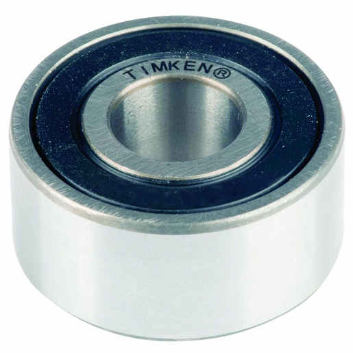 Timken 62204-2RS Radial/Deep Groove Ball Bearing - Straight Bore, 20 mm ID, 47 mm OD, 18 mm Width, Double Sealed, Without Snap Ring