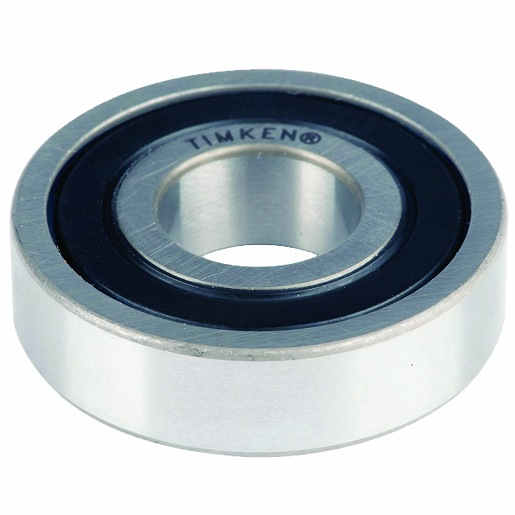 Timken 607-2RS-C3 Radial/Deep Groove Ball Bearing - Straight Bore, 7 mm ID, 19 mm OD, C3 Internal Clearance