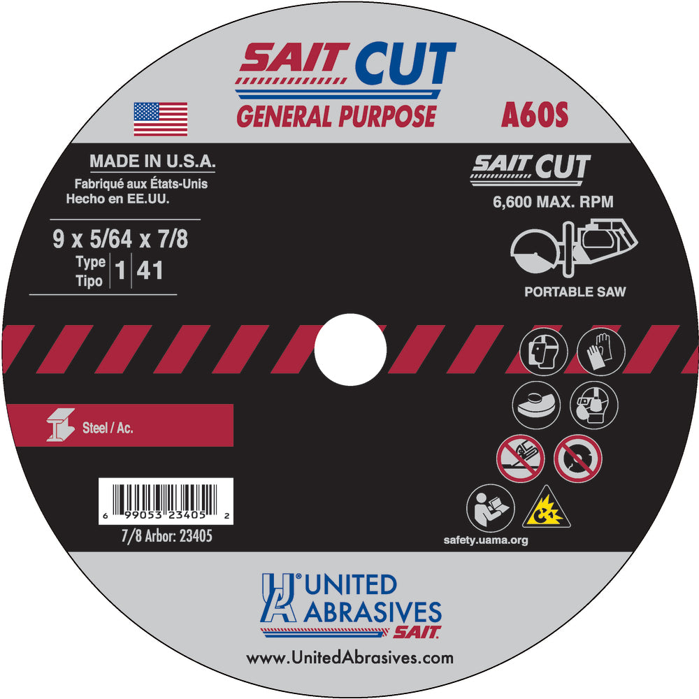 UNITED ABRASIVES SAIT 23405 ABRASIVE DISCS