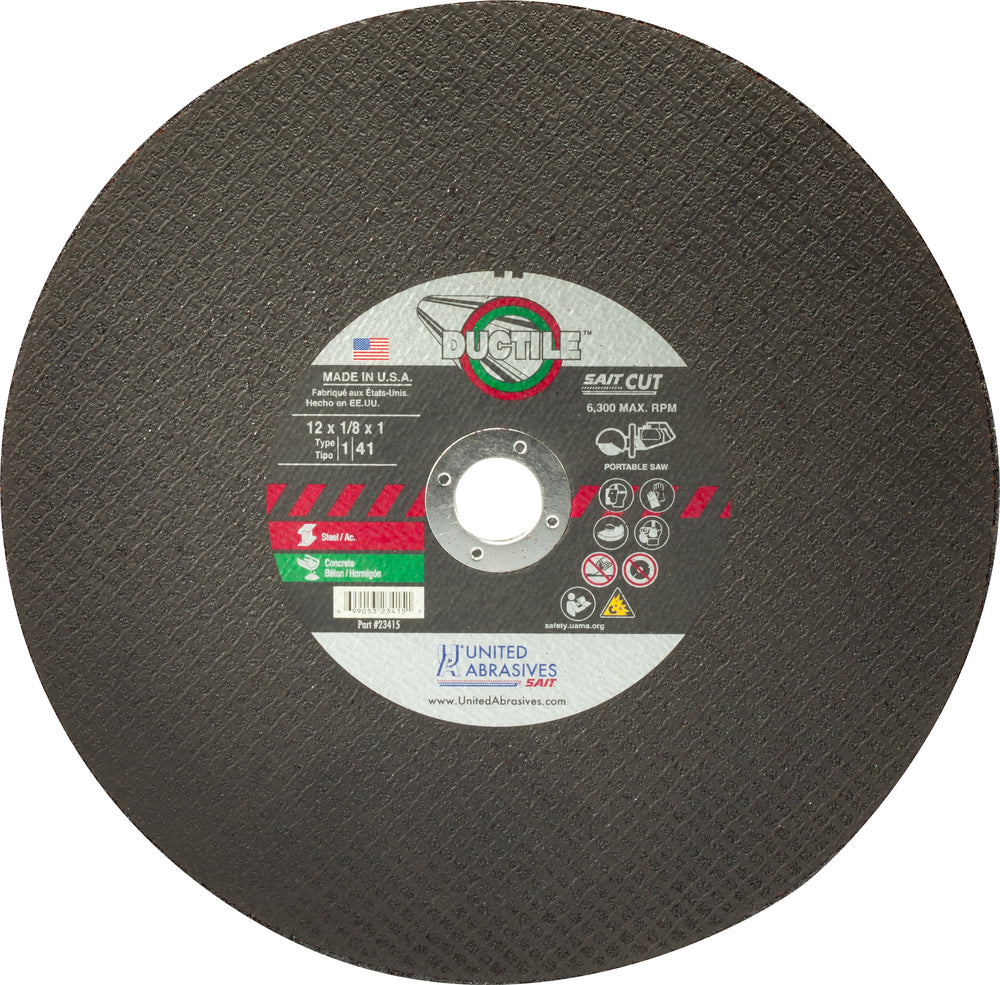 UNITED ABRASIVES SAIT 23425 GRINDING & CUT OFF WHEELS