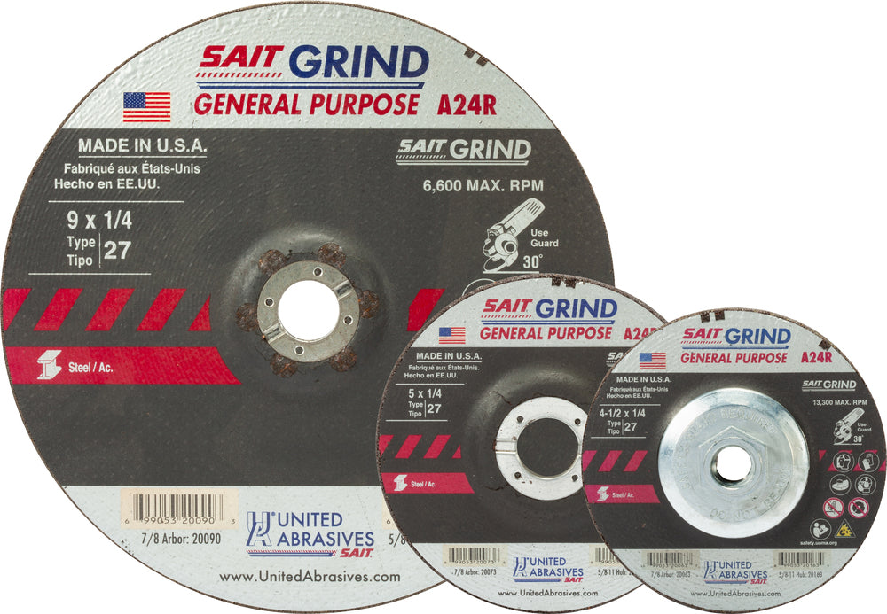 UNITED ABRASIVES SAIT 20163 GRINDING & CUT OFF WHEELS