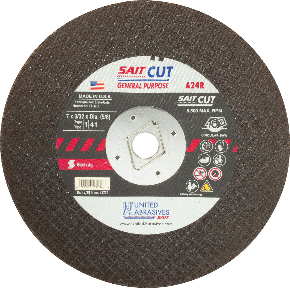 UNITED ABRASIVES SAIT 23100 GRINDING & CUT OFF WHEELS