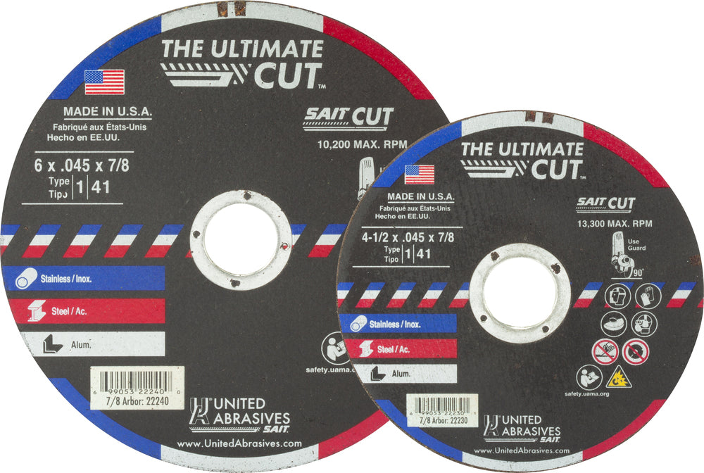UNITED ABRASIVES SAIT 22230 GRINDING & CUT OFF WHEELS