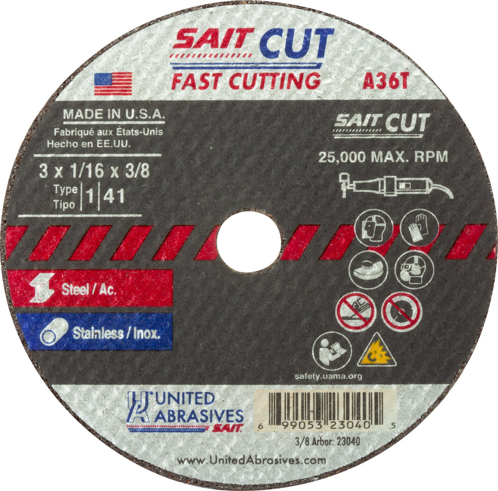 UNITED ABRASIVES SAIT 23065 GRINDING & CUT OFF WHEELS
