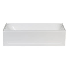 Mustee T6032R - 32 x 60 Topaz Fiberglass Bathtub - Right Drain - White