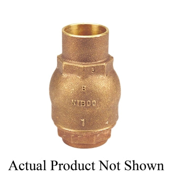 NIBCO NJ7Q00B S480Y 1-1/4 In-Line Lift Check Valve Replacement MPN