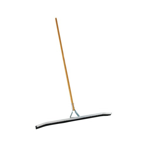 Magnolia Brush 4636TP Non-Sparking Floor and Driveway Squeegee Curved with Tapered Handle Socket 36 in