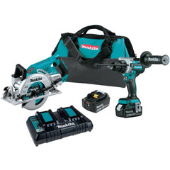 MAKITA XT289PT 18V Lxt Lithium-Ion Brushless Cordless 2-Pc Combo Kit 50Ah