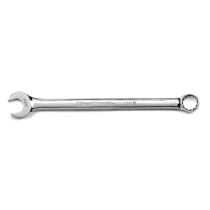 Gearwrench 81659 11/16 12 Point Offset Combination Wrench 15 Offset Angle