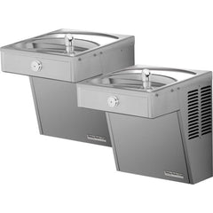 Halsey Taylor 875108FS83 Halsey Taylor Wall Mount Vandal-Resistant Bi-Level ADA Cooler, Frost Resistant Non-Filtered 8 GPH Stainless