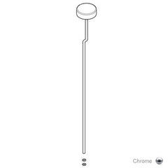 Moen 172661 Lift Rod Kit Chrome