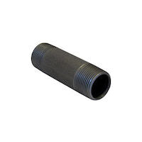 Anvil 0332538008 FIG 320 Pipe Nipple, 2 inx6 in L NPT, Carbon Steel, Black Oxide, SCH 40/STD, Seamless