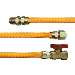 Easyflex EFGC-012-YE-1010-24 Flexible Gas Connector 1/2 x 1/2 in