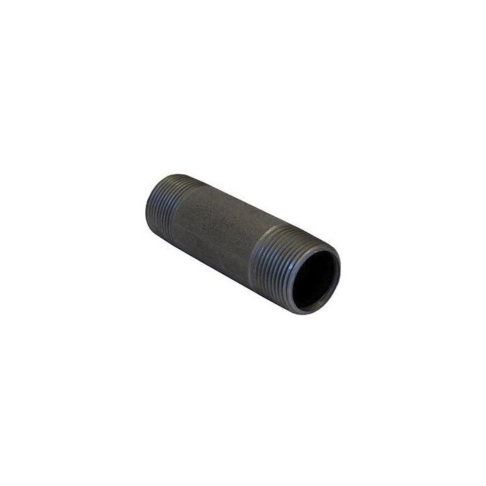 Anvil 0332524800 FIG 320 Pipe Nipple, 1 in x 5-1/2 in L NPT, Carbon Steel, Black Oxide, SCH 40/STD, Seamless